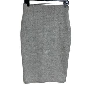 Zara Straight Knit Midi Skirt Womens Size M